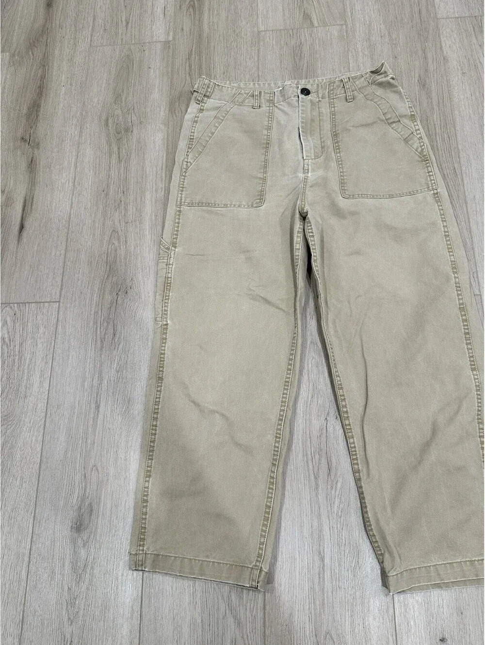 Blacksmith Store Pants Khaki Fatigue Pants Cotton Size Medium 32x26